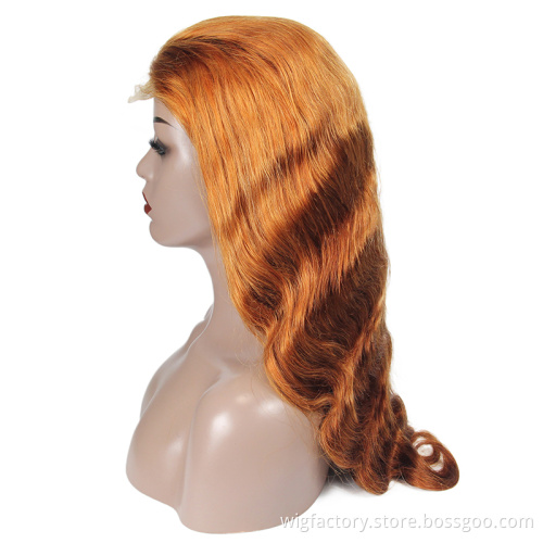 13*4 lace frontal 350 ombre human hair wigs, pre plucked bleached knots human hair wig, ombre human hair wig 30 inches